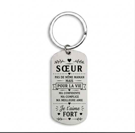 Porte-Clés Partage Bois