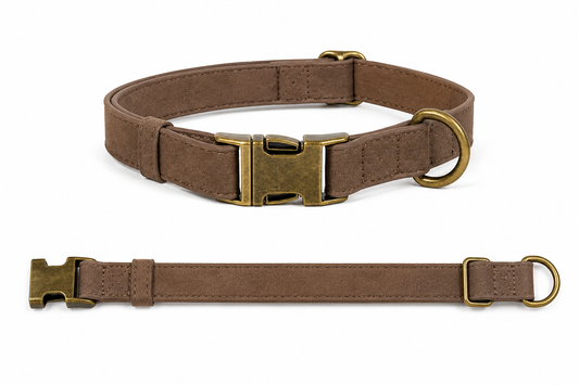 Collier en Daim Chocolat Personnalisé