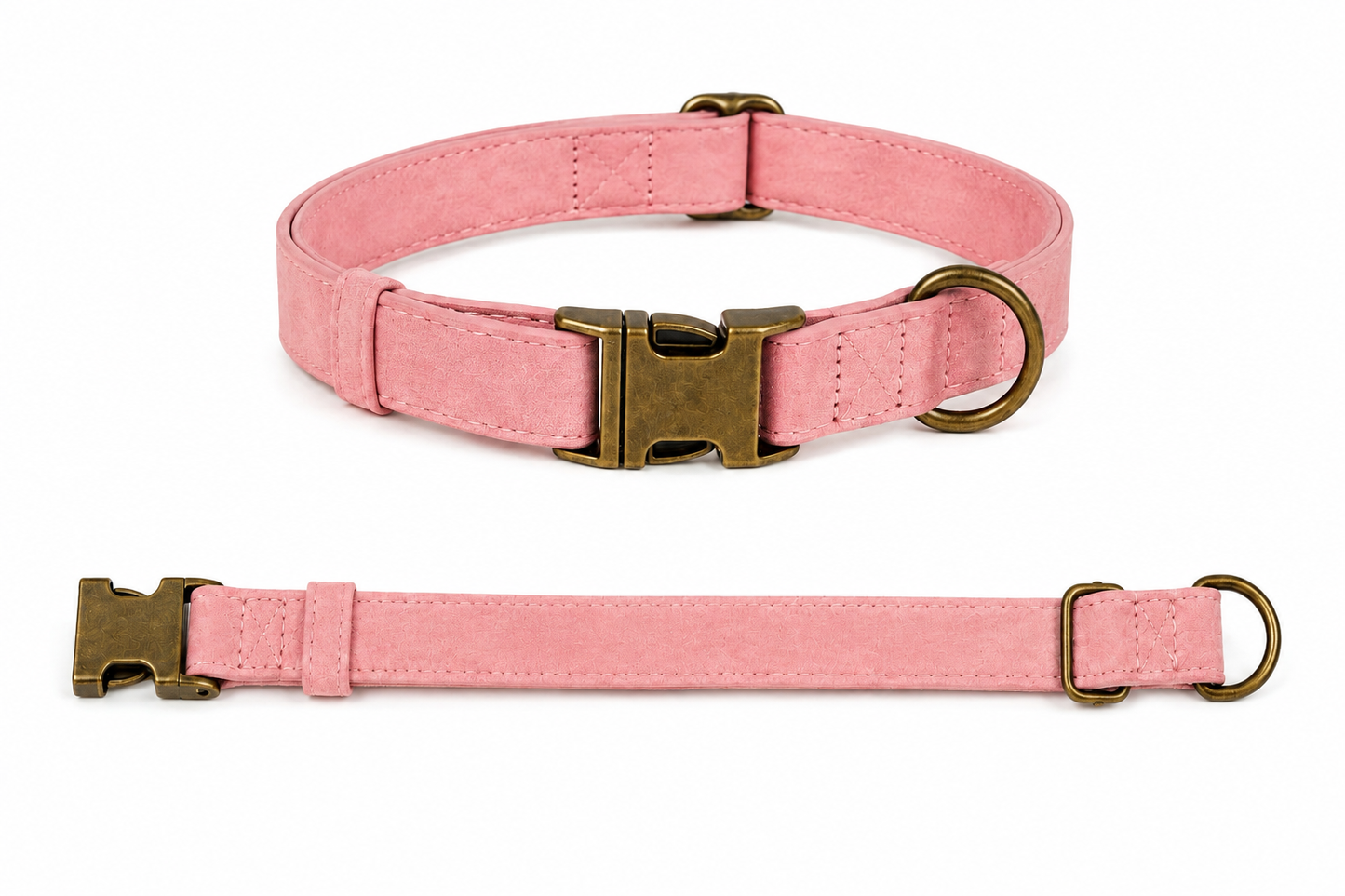 Collier en Daim Rose Personnalisé